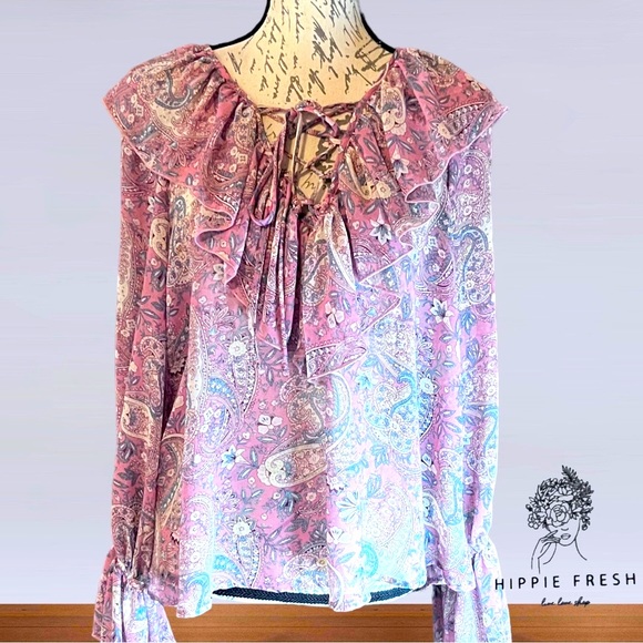 Show Me Your Mumu Elton Blouse Size M - Picture 1 of 9